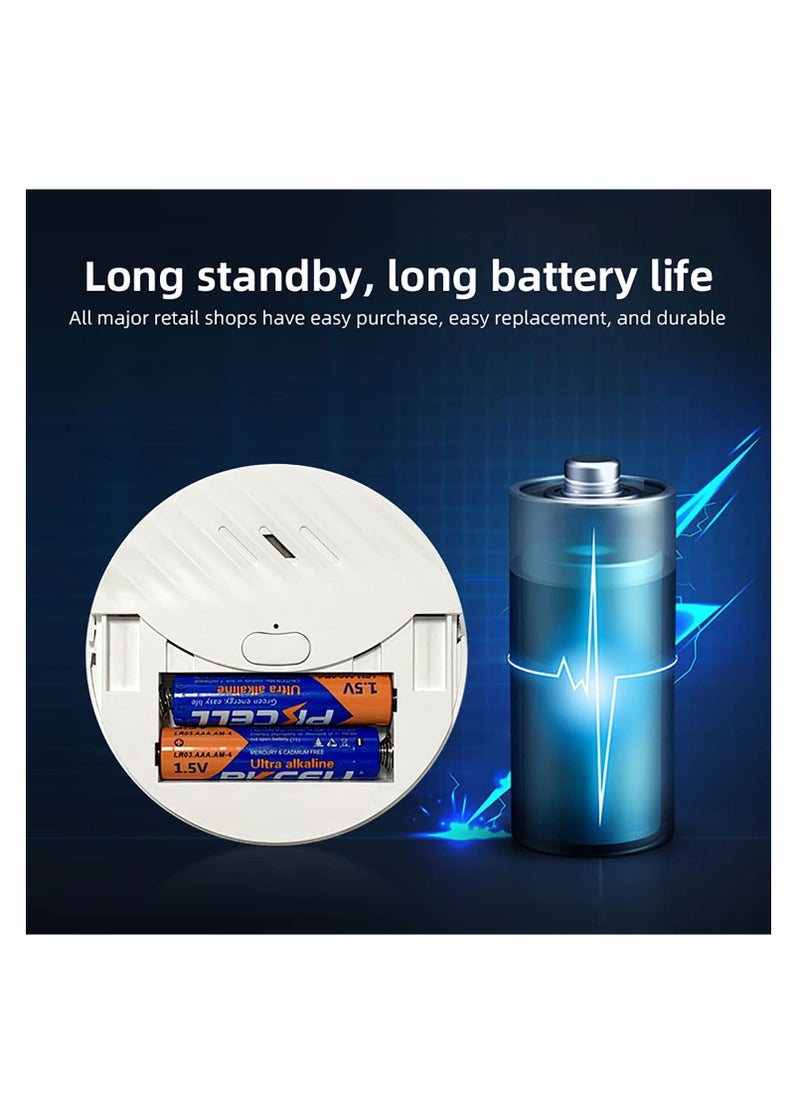 WiFi Smart Door Window Alarm, Vibration Sensors with 130dB Alarm and Free App Alerts, with Virtually Any Window, Glass Break Alarm Perfect for Home, Office, Dorm Room