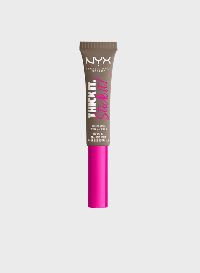 NYX PROFESSIONAL MAKEUP Thick It Stick It Brow Mascara Taupe