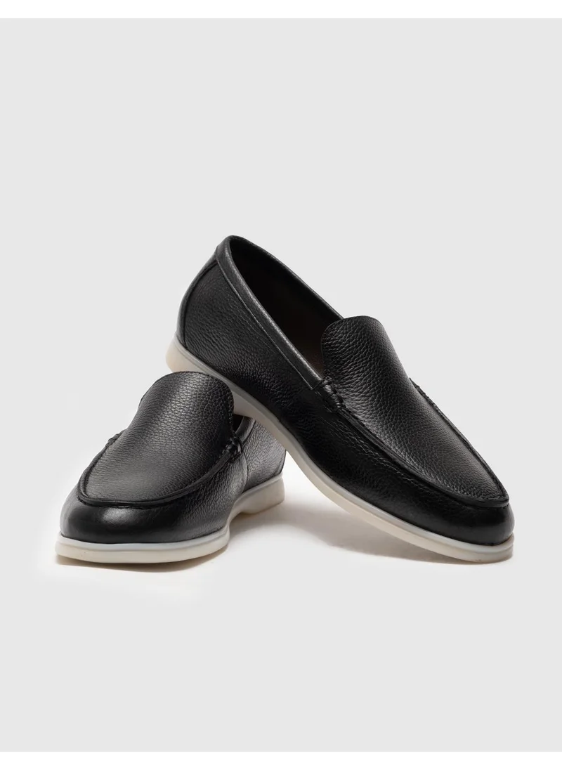 Cabani Leather Black Men's Casual Shoes