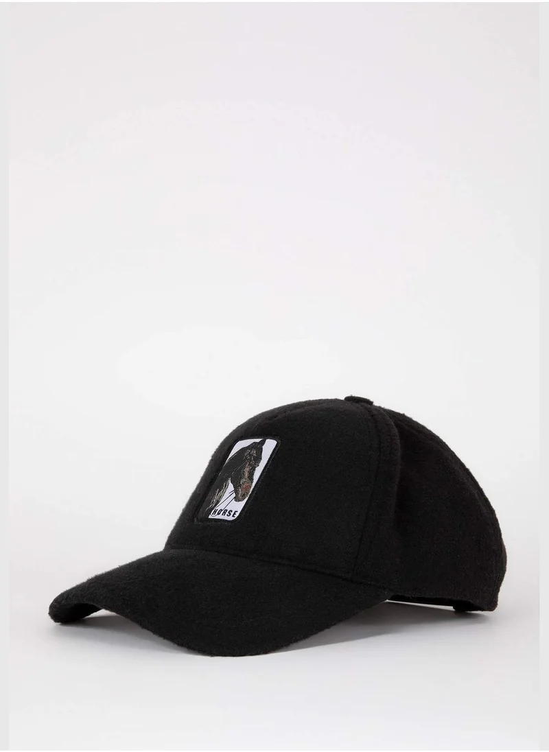 DeFacto Basic Text Print Cap