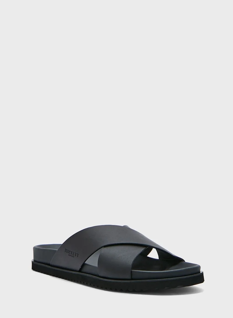 Hackett Mikonos Cross Strap Sandals