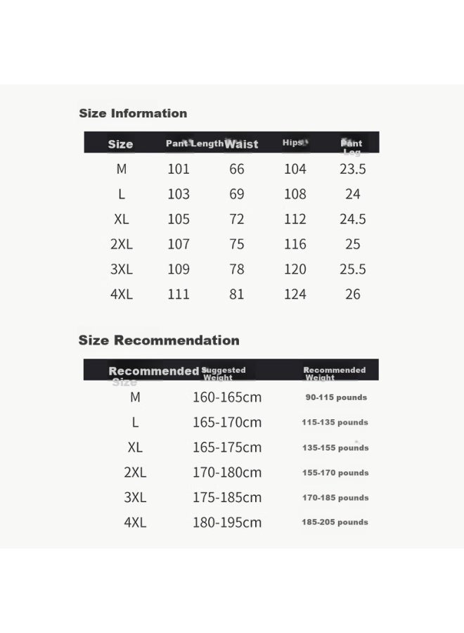 Dingfengbaoluo Men's Summer Ice Silk Casual Pants Straight Loose Outdoor Thin Sports Workwear Long Pants Wx07 Black M - Image 3