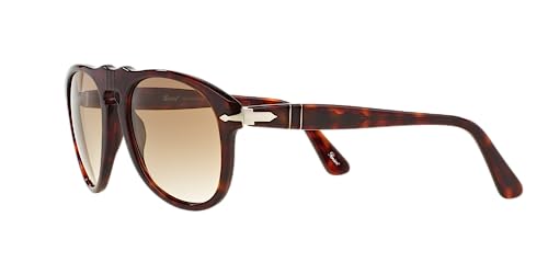 Persol PO0649 Aviator Sunglasses, Havana/Brown Gradient, 54 mm - Image 3