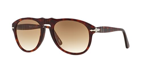 Persol PO0649 Aviator Sunglasses, Havana/Brown Gradient, 54 mm - Image 2