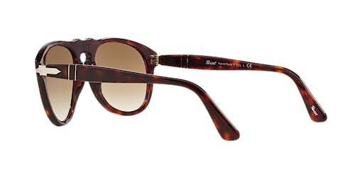Persol PO0649 Aviator Sunglasses, Havana/Brown Gradient, 54 mm - Image 5