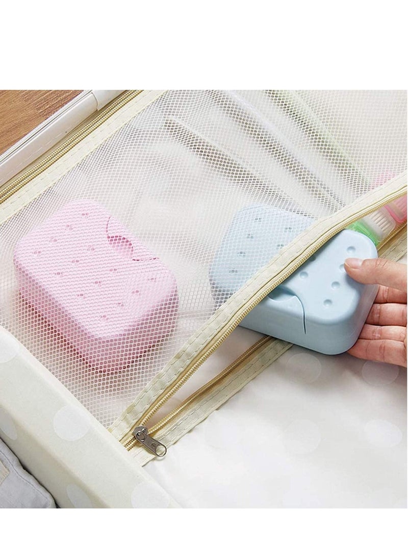 SYOSI Soap Dishes with Lid 4 Pack, Portable Container Box Travel Holder, Easy Cleaning Case for Bathroom, Shower, and kitchen Perfect for Gift, Outdoor, Camping, Hiking - Image 5