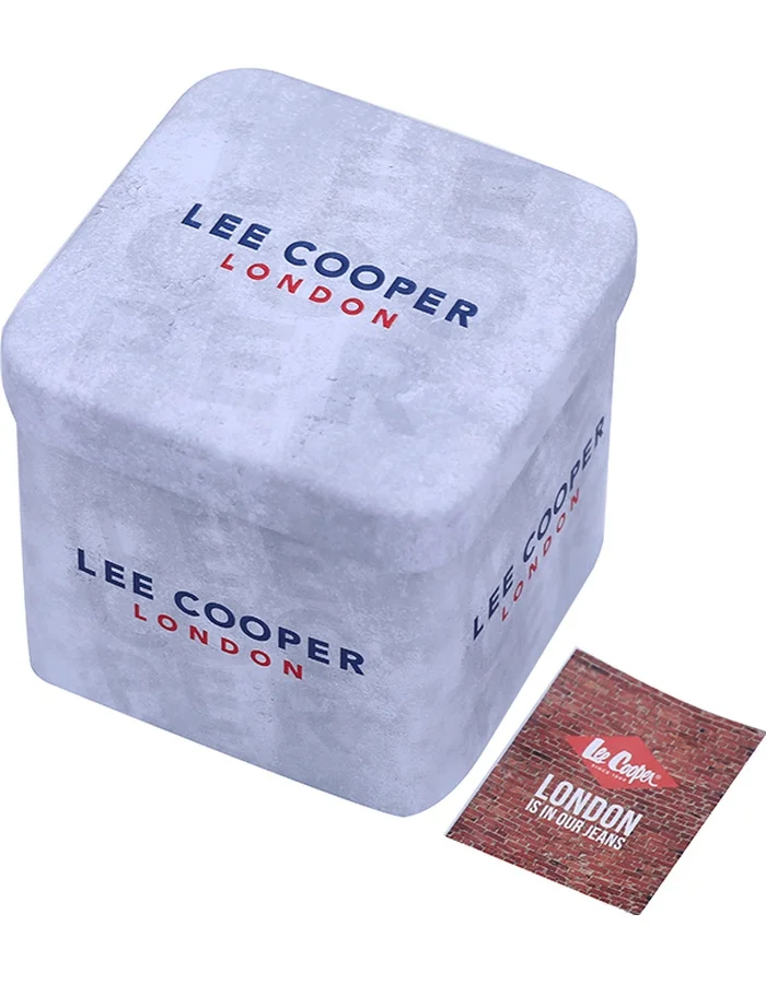 Lee Cooper Black Men's Silicone Multi Function Watch LC07527.351 - 44 mm for Men | Best Price UAE
