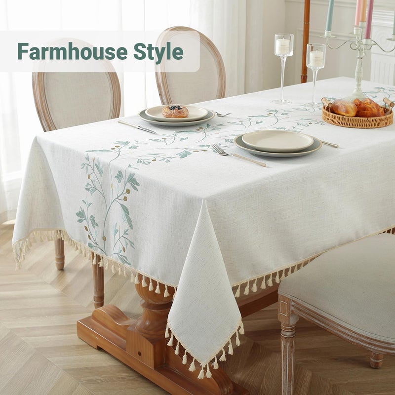 Laolitou Cotton Linen Waterproof Tablecloth - Image 2