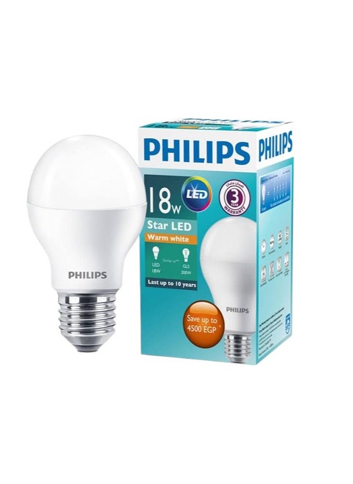 Philps - 18 watt LED Bulb E27warm 3000k - Image 1