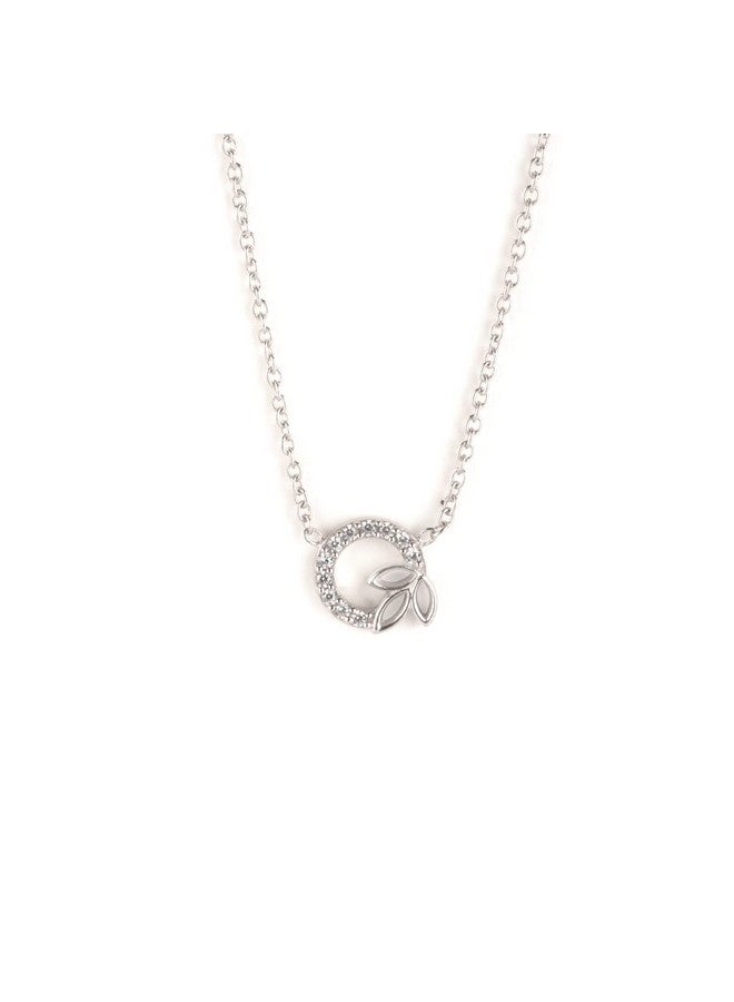 Shaya By Caratlane Hall Of Fame Pendant Necklace In 925 Silver For Womens - Image 1