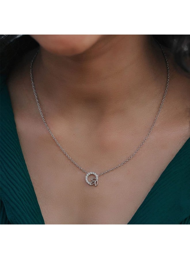 Shaya By Caratlane Hall Of Fame Pendant Necklace In 925 Silver For Womens - Image 2