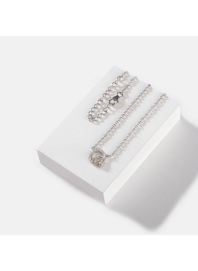 Shaya By Caratlane Hall Of Fame Pendant Necklace In 925 Silver For Womens - Image 3