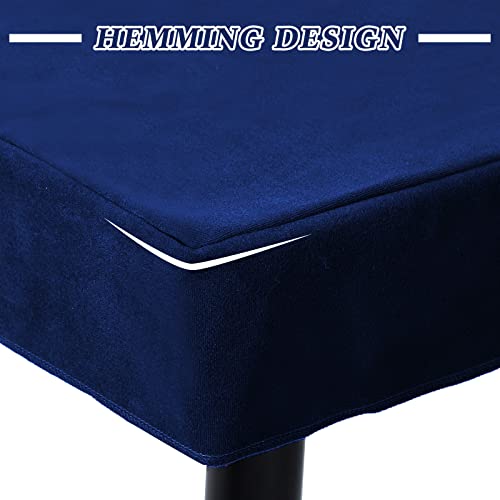 Frienda Game Table Cover Felt Game Tablecover Folding Tablecloth for Card for Playing Poker Cards Mahjong Puzzles Board Games, Table Not Included(Blue,34 x 34 x 4 Inch) - Image 3