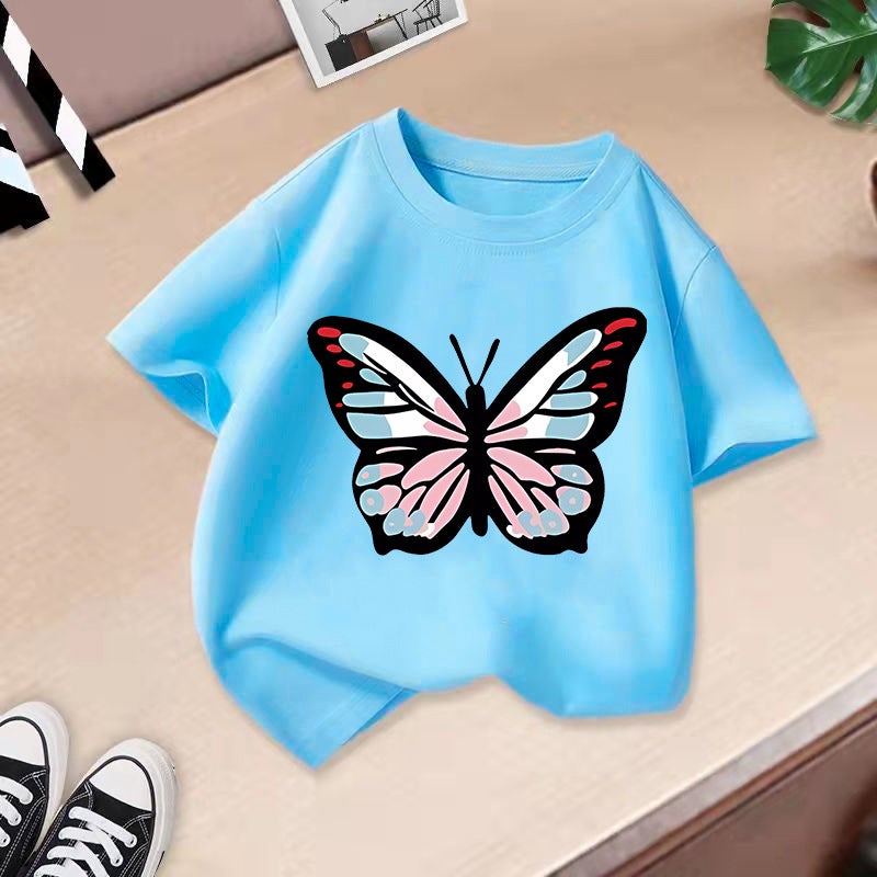 Children'S Clothing 2026 Style Boys And Girls T-Shirts, Casual Summer Wear For Young Children, Stylish Tops, Children'S Short Sleeves - Image 1