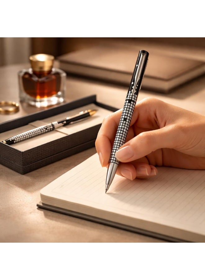 Parker Gift Set - (Parker Vector Special Edition Chrome Trim Roller Ball Pen With Parker Keychain) |1 Pen + 1 Key Chain| Gift Set | Unique Gifts For Entrepreneurs | Gift For Employees - Image 5