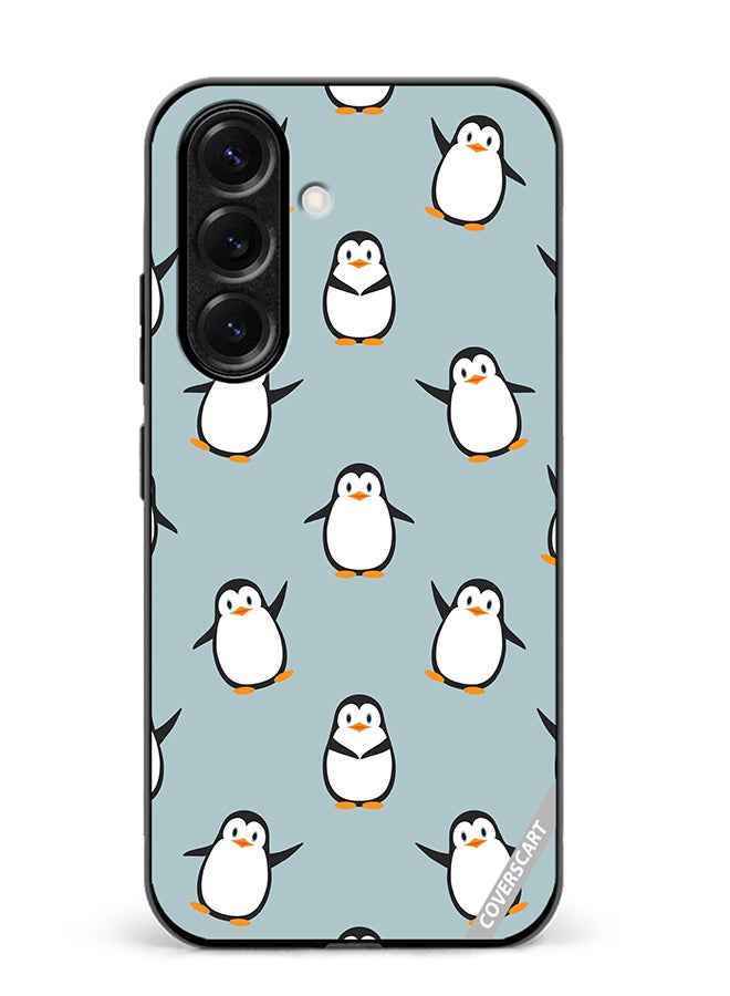 VR CREATIVE Protective Case Cover For Samsung Galaxy S25 Plus Senguin Design Multicolour