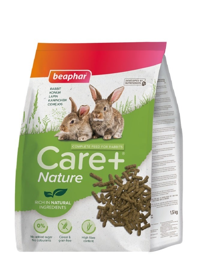 beaphar طعام كير+ ناتشر المتميز للأرانب - 1.5 كجم