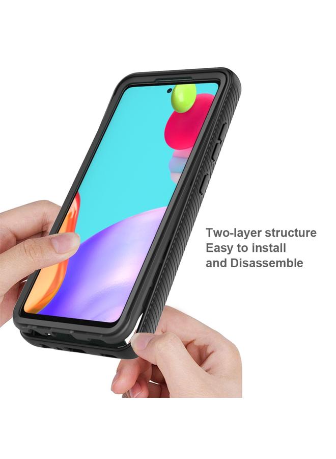اس-توب جراب لهاتف Samsung Galaxy A52 5G / 4G Starry Sky بلون سادة مقاوم للصدمات من البولي كربونات + جراب واقٍ من مادة TPU - Image 3