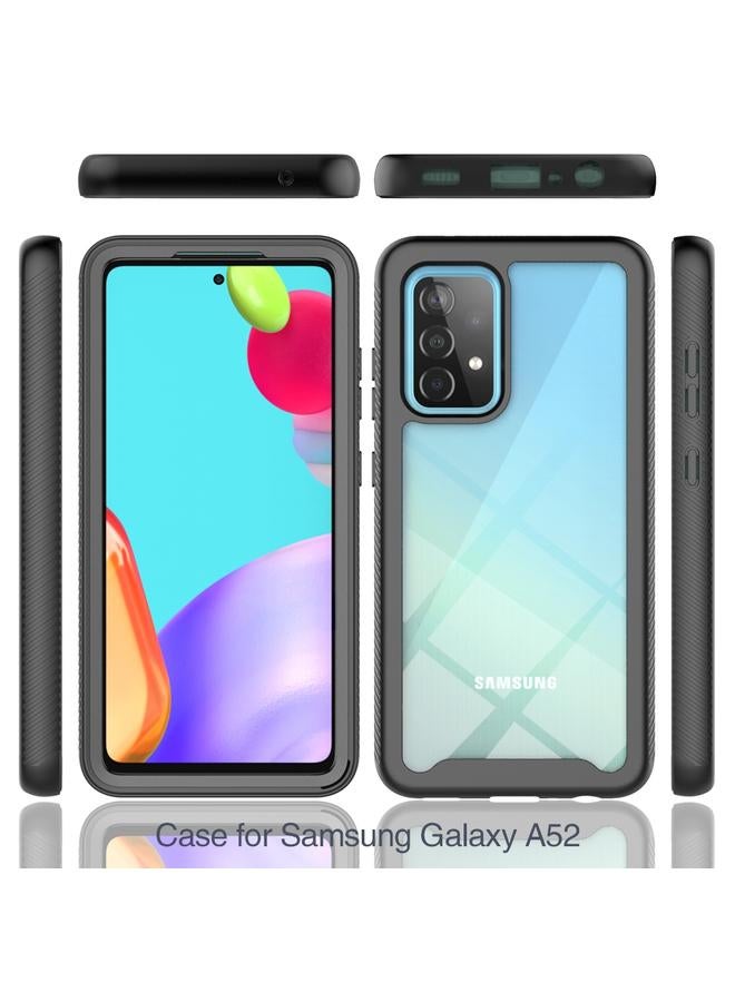 اس-توب جراب لهاتف Samsung Galaxy A52 5G / 4G Starry Sky بلون سادة مقاوم للصدمات من البولي كربونات + جراب واقٍ من مادة TPU - Image 2