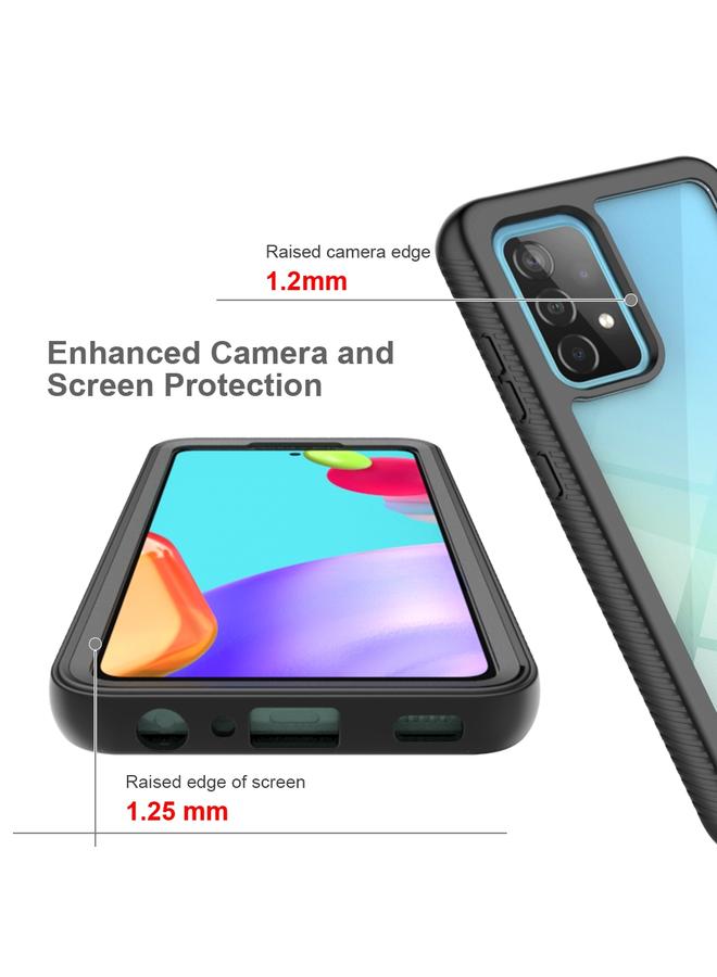 اس-توب جراب لهاتف Samsung Galaxy A52 5G / 4G Starry Sky بلون سادة مقاوم للصدمات من البولي كربونات + جراب واقٍ من مادة TPU - Image 5