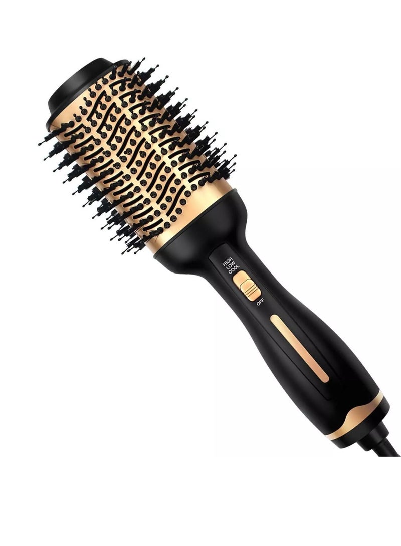 Hot Air Brush, 4 in 1 Hair Dryer Brush & Volumizer, One Step Blow Dryer Suitable for Straight and Curly Hair, Ceramic Coating Achieve Salon Styling at Home 1000W - Image 3