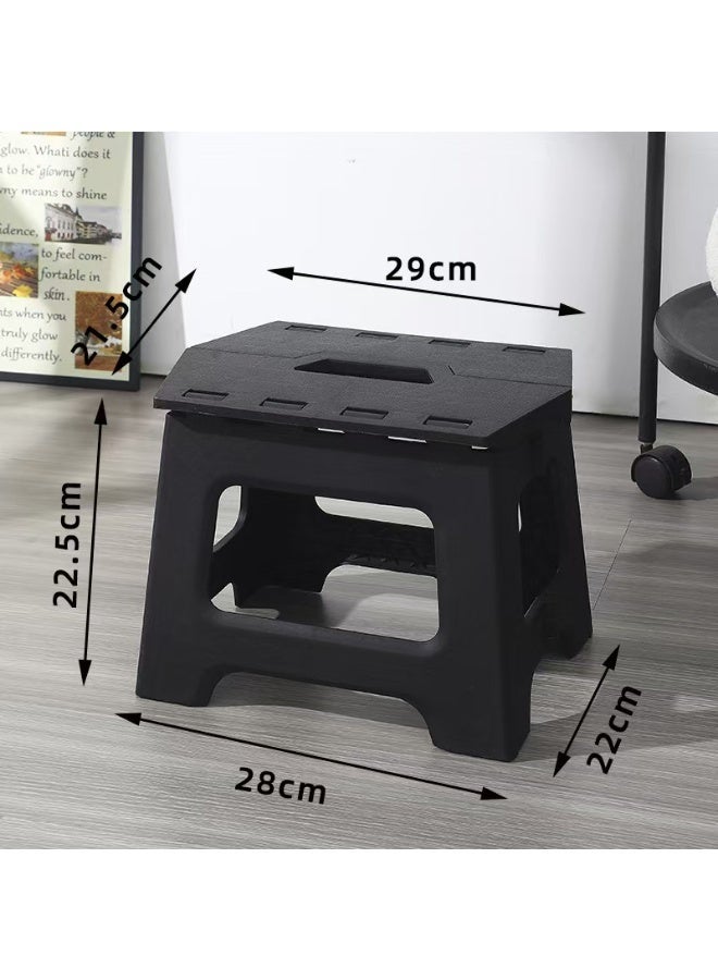 Valiant Glow Children's Folding Step Stool — Compact, Foldable Camping Chair — Portable, Multi-functional Seat with Carry Handle — Suitable for Indoor and Outdoor Use. - Image 2