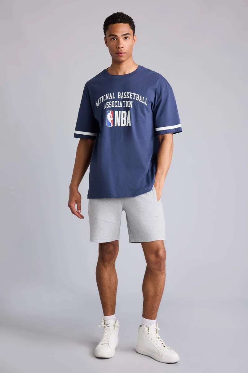 DeFacto NBA Licensed Oversize Fit Crew Neck Short Sleeve T-Shirt