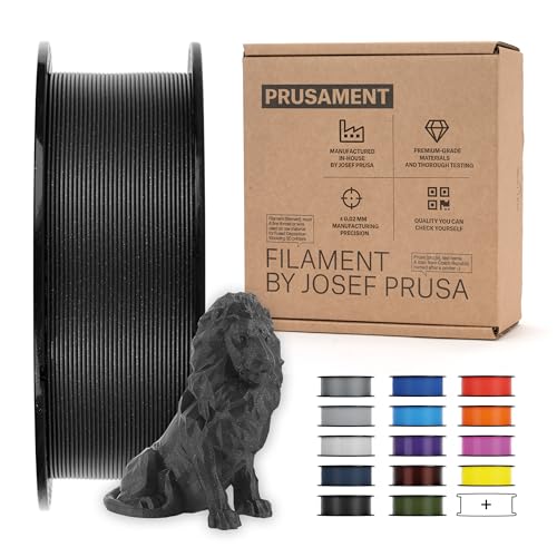 Prusament Prusa Galaxy Black, PLA Filament 1.75mm 1kg Spool (2.2 lbs), Diameter Tolerance +/- 0.02mm - Image 4