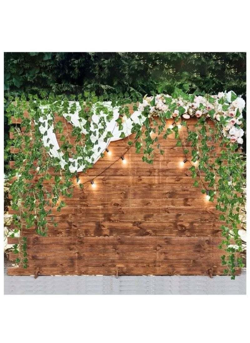 Lee Yon 12 Pcs Artificial Hanging Ivy Leaves multicolour 230cm  - Image 5