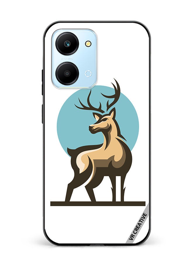 VR CREATIVE Protective Case Cover For Honor Play7T Deer Design Multicolour - Image 1