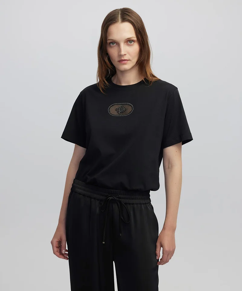 ابيكول Embroidered T-Shirt