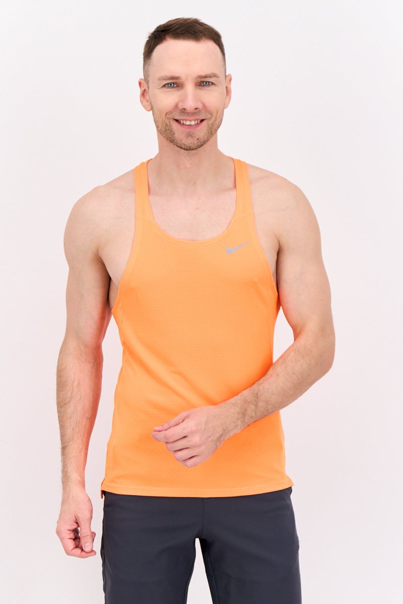 Nike Men Dri-Fit Sleeveless Training Vest , Bright Orange - Image 1