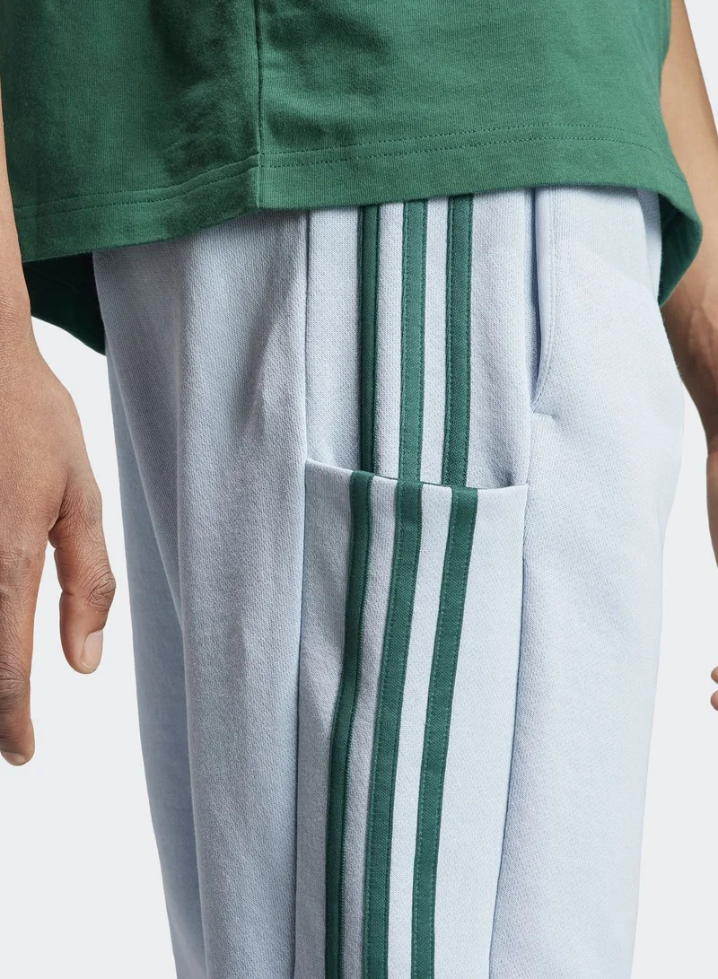 Adidas 3-Stripes French Terry Tapered Cuff  Pants