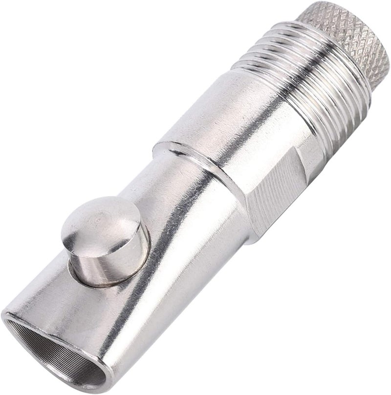 Zerodis Stainless Steel Automatic Pig Drinker, DN15 Flat Nozzle Waterer for Cattle Sheep Pig, 85mm, 5 Water Dispenser (68mm) - Image 2