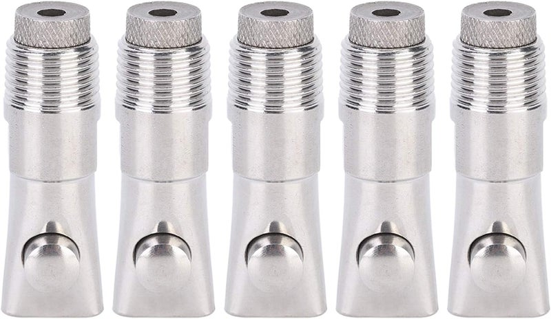 Zerodis Stainless Steel Automatic Pig Drinker, DN15 Flat Nozzle Waterer for Cattle Sheep Pig, 85mm, 5 Water Dispenser (68mm) - Image 1