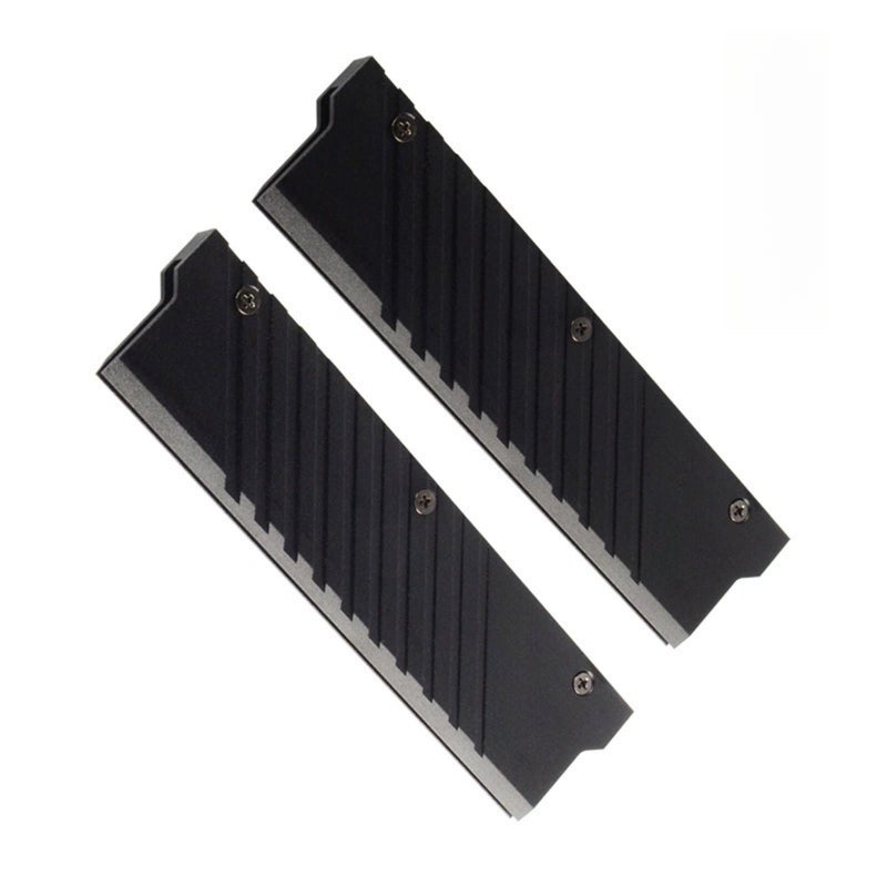Memory RAM Heat Sink MEO PMOAB G Aluminum Alloy Memory RAM Cooler DDR5 Heatsink for Computer Water Cooling System Black - Image 1