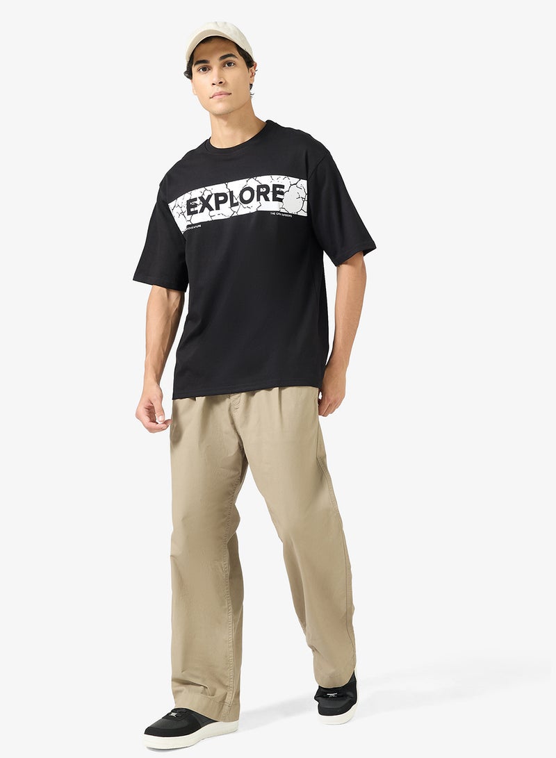 Seventy Five Graphic Print Oversized T-Shirt - Image 4