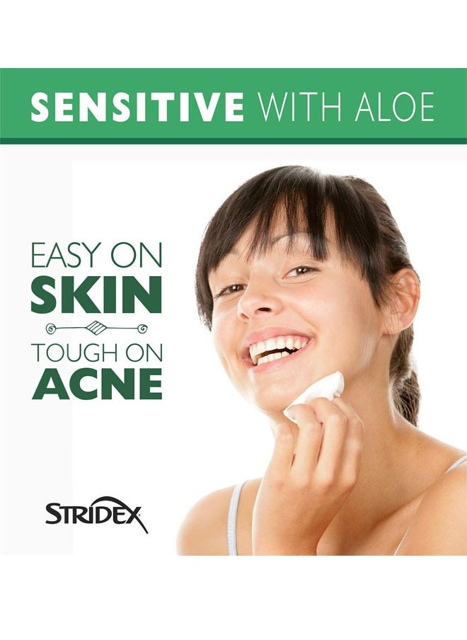 Stridex - 55 Pads Daily Care Medicated Acne Pads (Mild Strength)  Acne Treatment For Face,Reduces The Number Of Acne Pimples And Blackheads And Allows Skin To Heal - Image 1