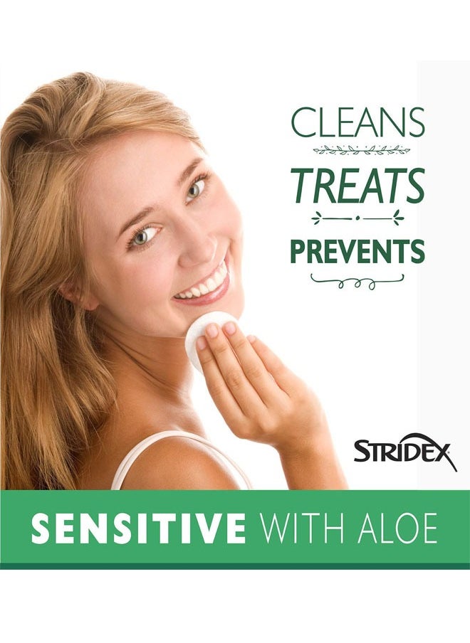 Stridex - 55 Pads Daily Care Medicated Acne Pads (Mild Strength)  Acne Treatment For Face,Reduces The Number Of Acne Pimples And Blackheads And Allows Skin To Heal - Image 1