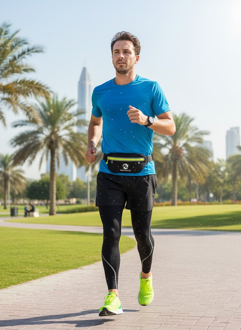 Adventure Lab Waterproof Running Waist Bag for Men & Women – Lightweight Fitness Belt Pouch with Adjustable Elastic Strap, Secure Zipper Pockets for Jogging, Hiking, Cycling & Travel - Image 4