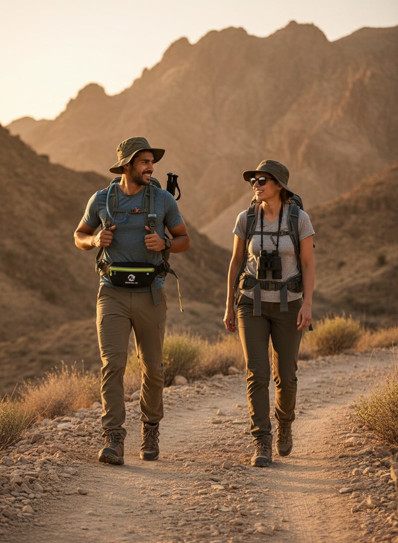 Adventure Lab Waterproof Running Waist Bag for Men & Women – Lightweight Fitness Belt Pouch with Adjustable Elastic Strap, Secure Zipper Pockets for Jogging, Hiking, Cycling & Travel - Image 5