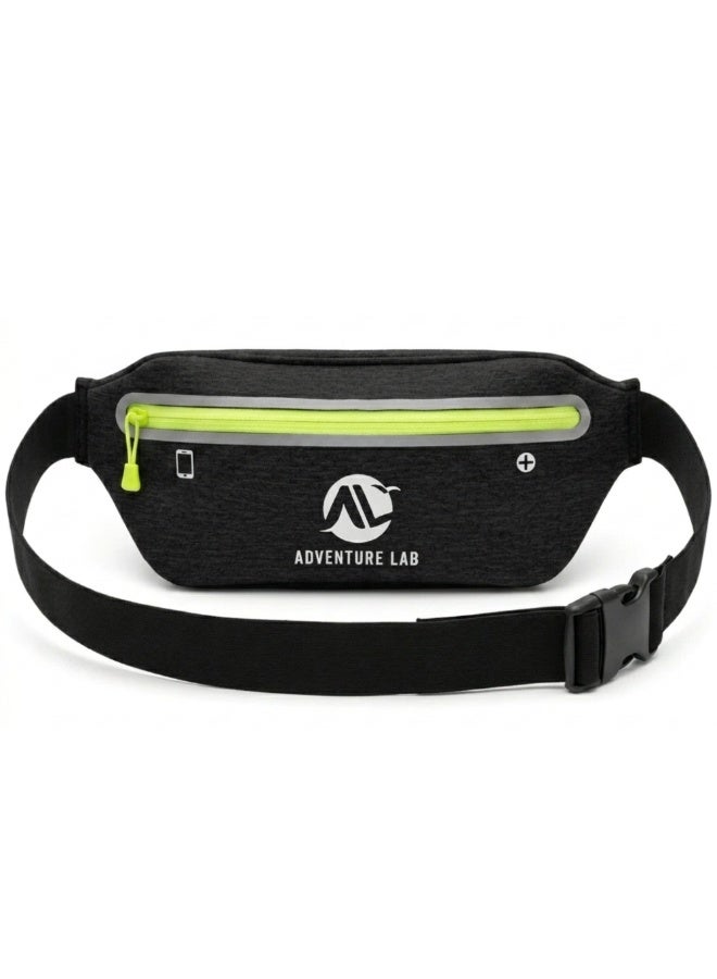 Adventure Lab Waterproof Running Waist Bag for Men & Women – Lightweight Fitness Belt with Adjustable Strap, Reflective Running Pouch & Secure Zipper Pocket for Phone, Jogging, Gym, Hiking & Cycling - Image 1