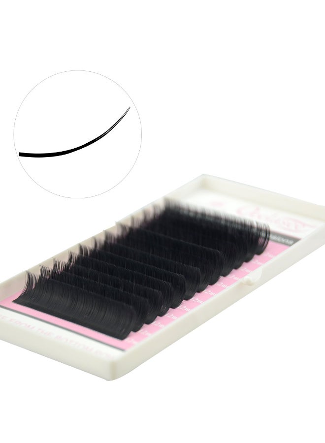 Qeelasee Ellipse Eyelash Extension 015 C Curl 14mm Flat Eyelashes False Mink Individual Eyelash Extension Professional Salon Used Black Mink False Lashes Mink Lashes Extensions - Image 3