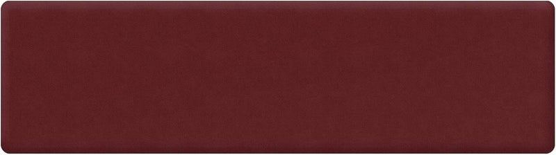 GelPro Anti Fatigue Nonslip Mat: Hard Floor Utility Mats for Garage, Patio and Kitchen - 20" x 72" x .5" - Leather Grain Cranberry - Image 1