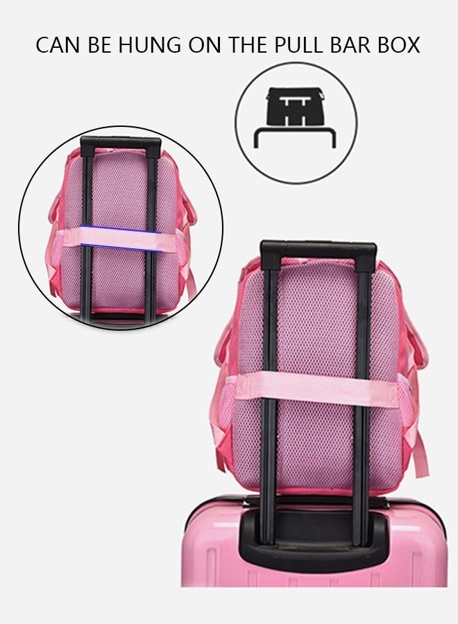 DUNISO Girls School Backpack Waterproof Multifunctional Book Bag with Compartments Large Capacity School Bag Anti Theft Travel Daypack for Girl Kid Students Pupils - Image 4