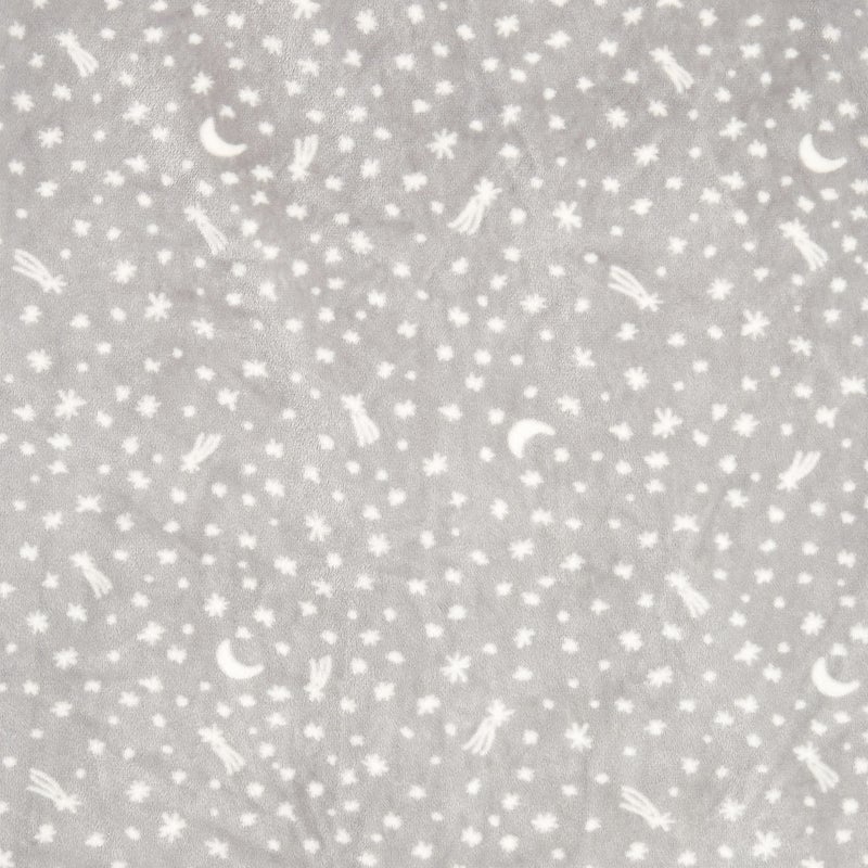 aden + anais Essentials Easy Sleeping Bag, 100% Polyester Snuggly Velboa, Wearable Baby Blanket, TOG 1.5, Small, 0-6 Months, Winter Sky - Image 2