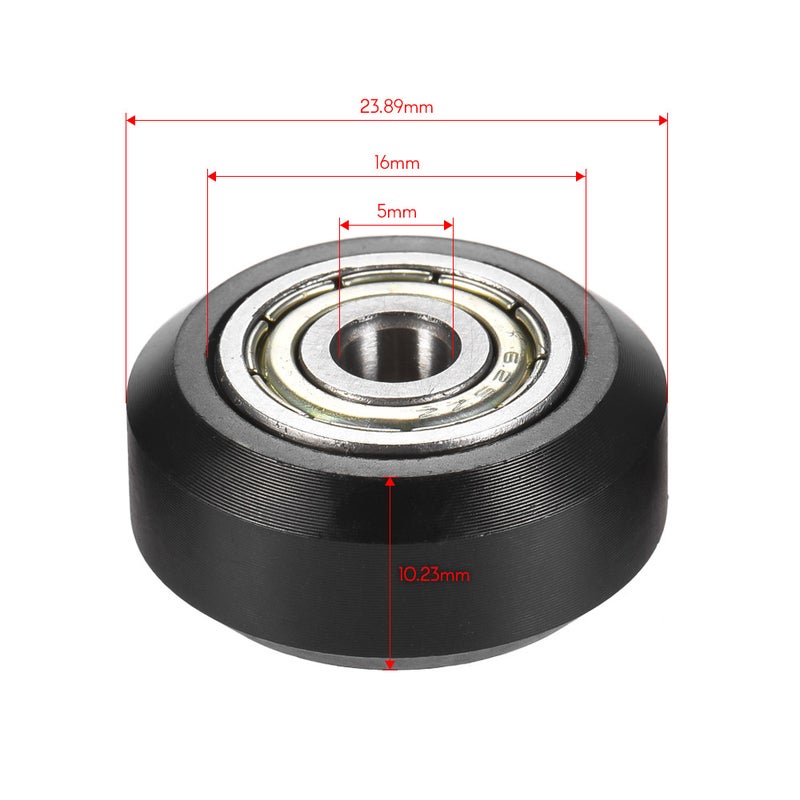 20pcs Plastic Large Model Passive Round Wheel Pulley with Bearing Gear Wheel for CNC i3 3D Printer - Image 4