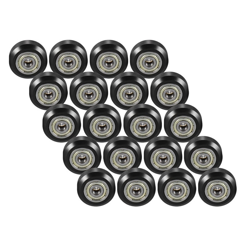 20pcs Plastic Large Model Passive Round Wheel Pulley with Bearing Gear Wheel for CNC i3 3D Printer - Image 2