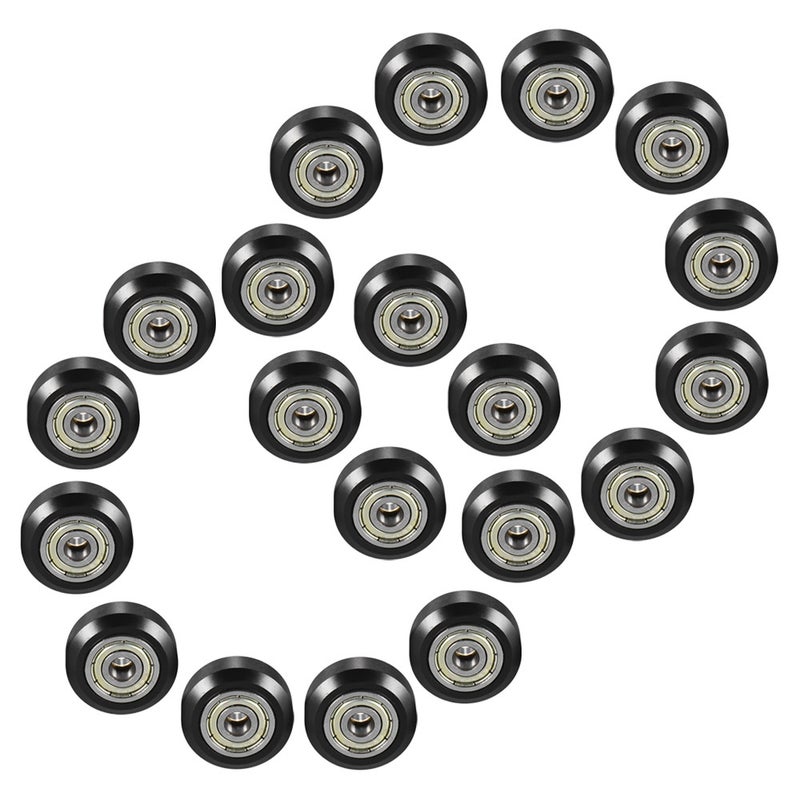 20pcs Plastic Large Model Passive Round Wheel Pulley with Bearing Gear Wheel for CNC i3 3D Printer - Image 1