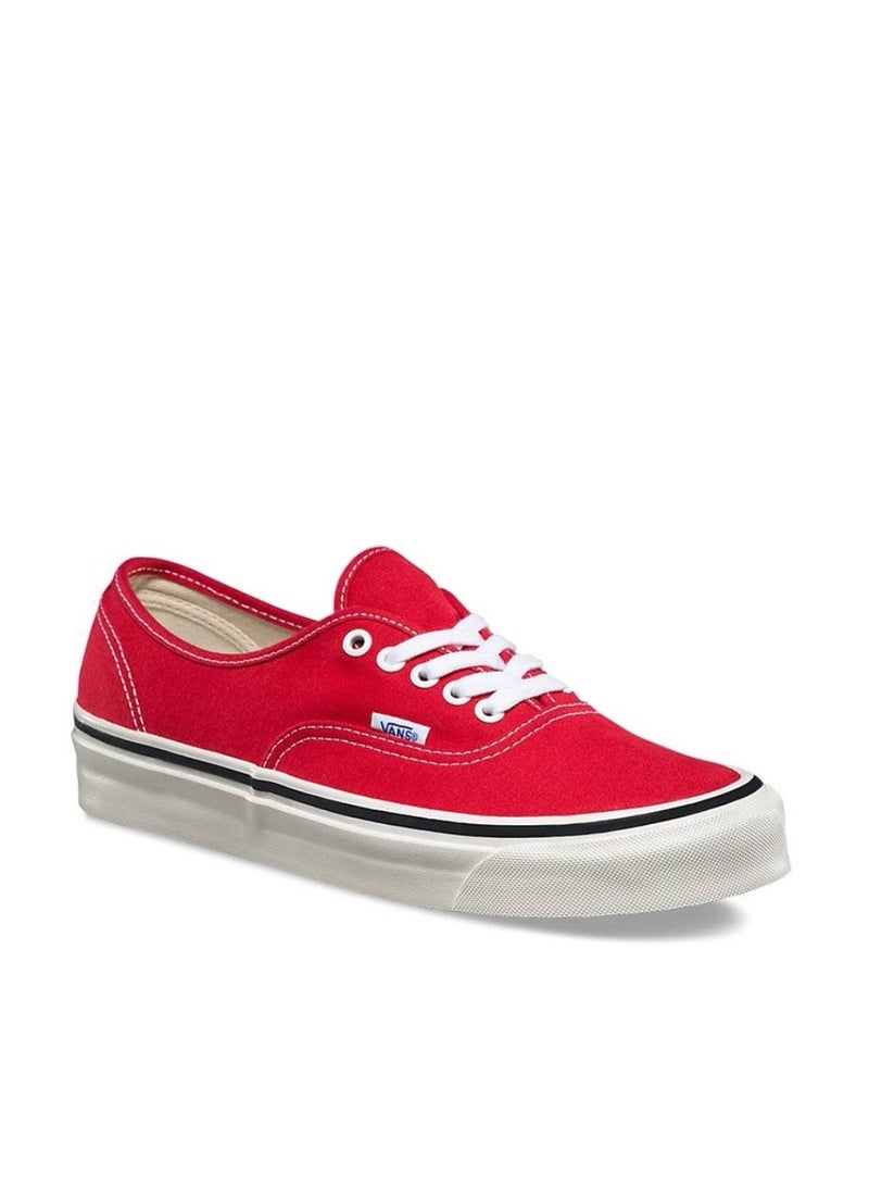 VANS Authentic Causal Low-top Shoes Red For Women/Men/Students - Image 4